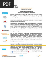 Se crea el Capítulo Nicaragua del Movimiento Mundial en Favor de la Infancia 