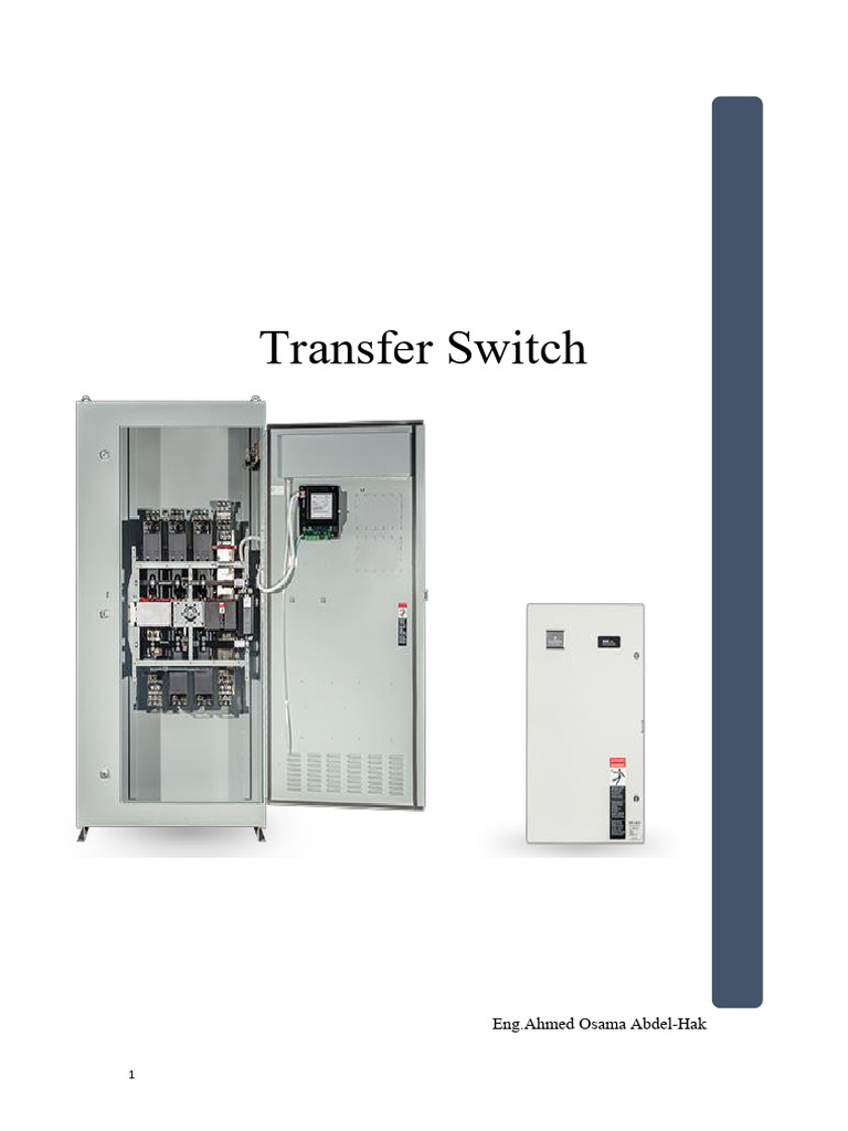 Understanding Transfer Switches: Types & Functions | PDF | Relay | Switch