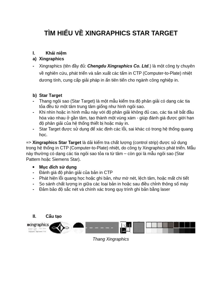 Tìm Hiểu Về Xingraphics Star Target | PDF
