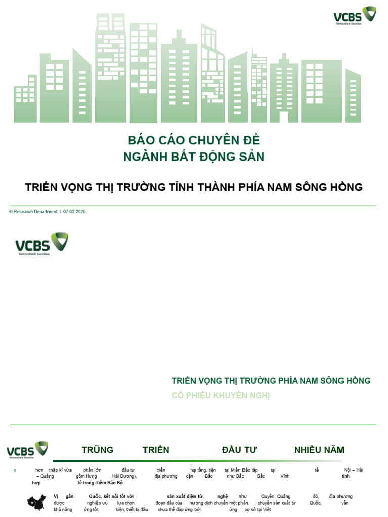 VCBS Bao Cao Nganh Nganh BDS 10 02 2025 | PDF