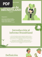 Informe Brundtland y Desarrollo Sostenible | PDF