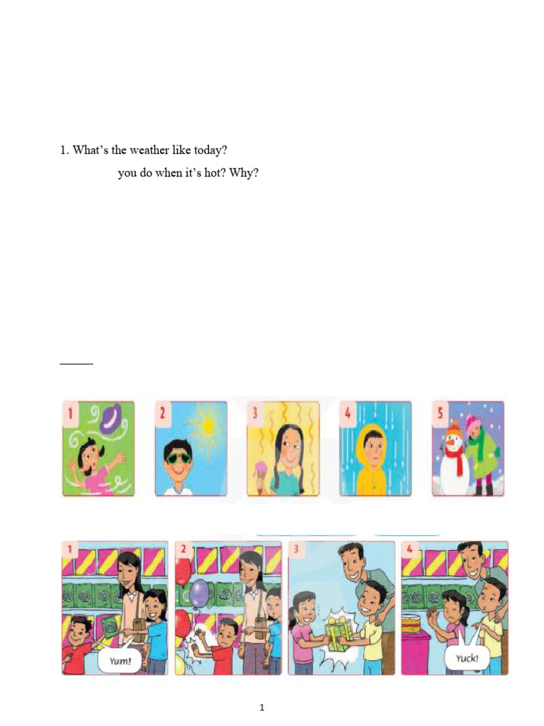 Grade 4 Speaking Test Guidelines | PDF
