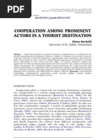 Cooperation Among Pro Eminent Actors - Annals of Tourism Research - Beritelli - 2011
