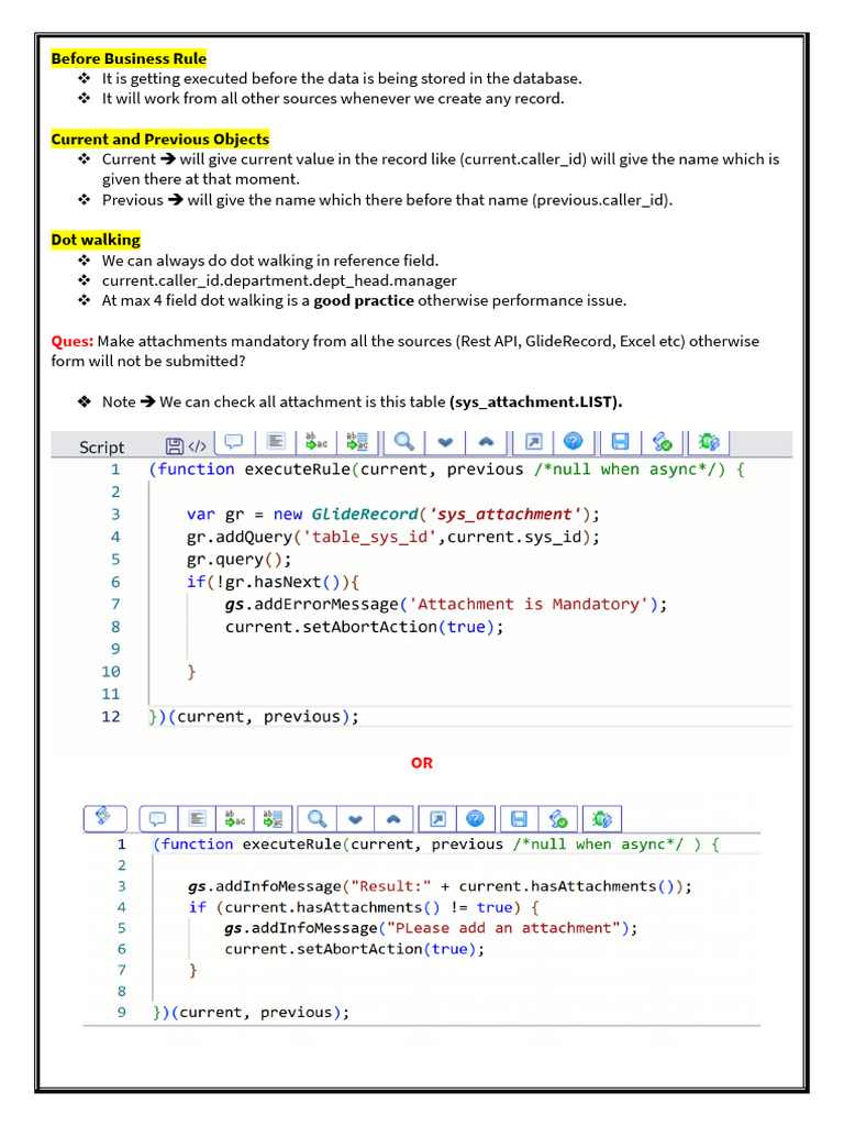 01 Before Business Rules | PDF
