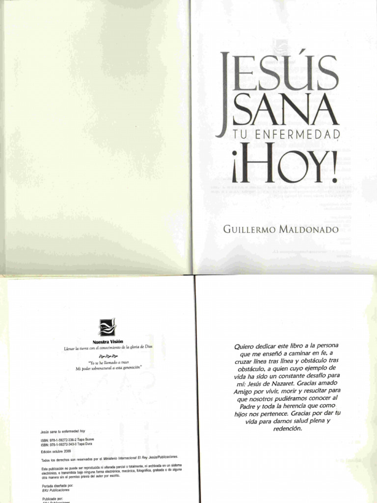 Jesus Sana Tu Enfermedad Hoy Maldonado 7 | PDF