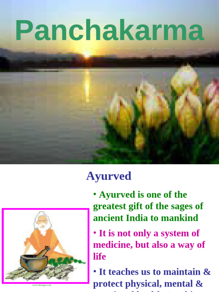 Panchakarma: Ayurvedic Healing Techniques | PDF | Ayurveda | Back Pain