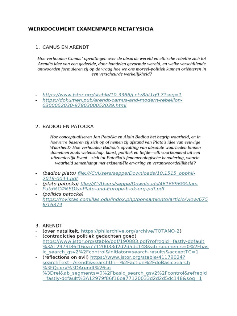 WERKDOCUMENT | PDF