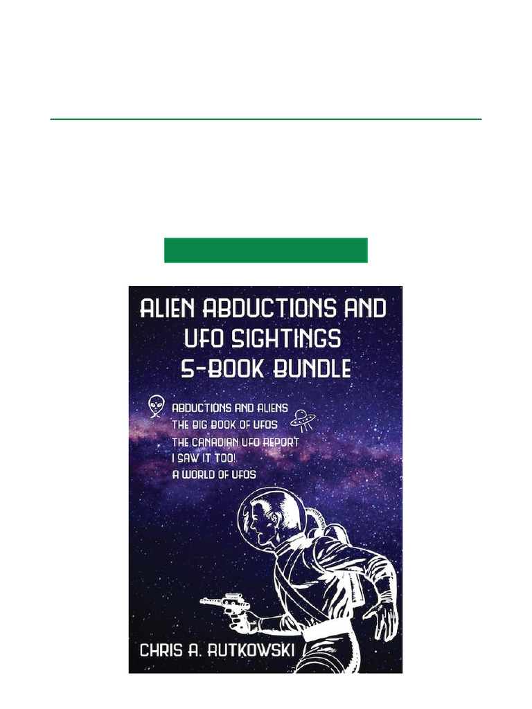 Alien Abductions and Ufo Sightings 5 Book Bundle The Big Book of Ufos ...