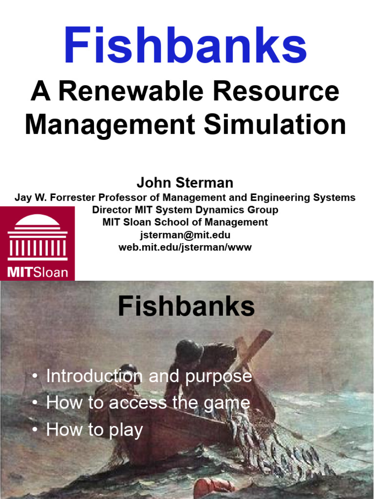 Fishbanks: A Management Simulation Guide | PDF | Interest | Ships