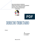 DERECHO TRIBUTARI0