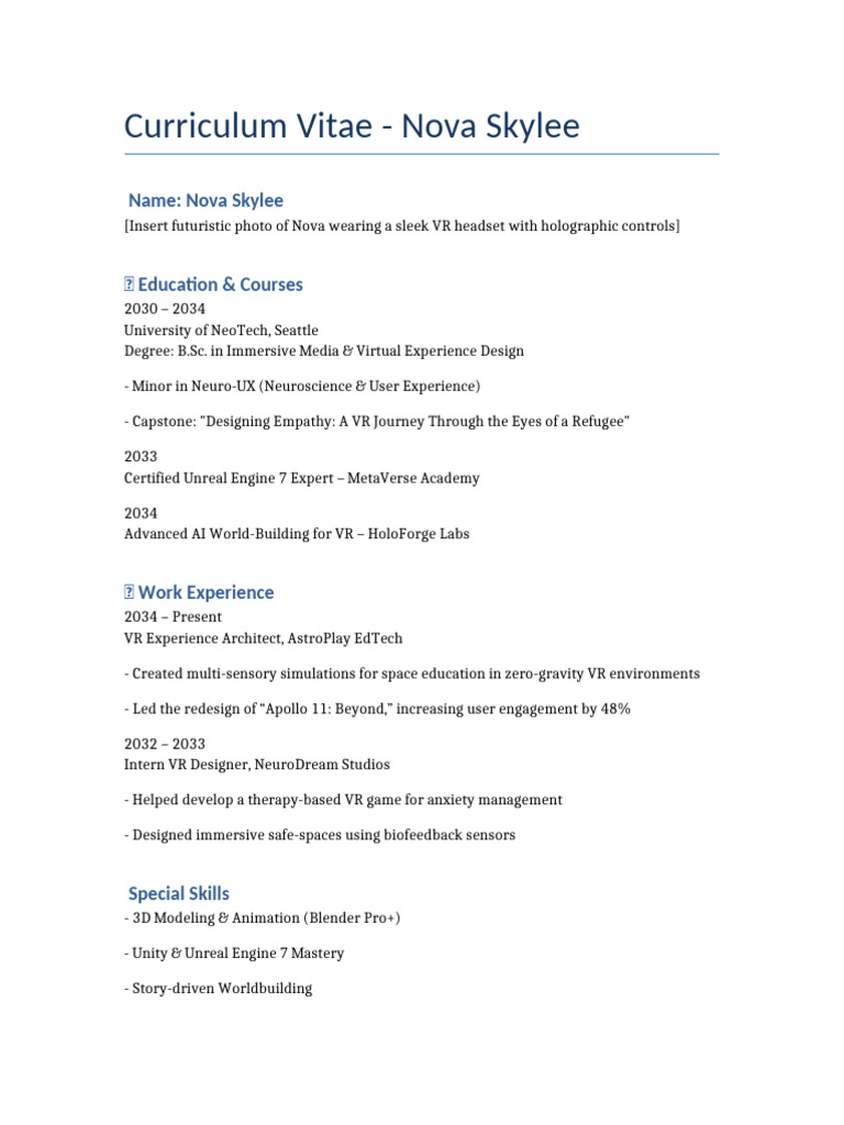 Nova Skylee CV 2035 | PDF