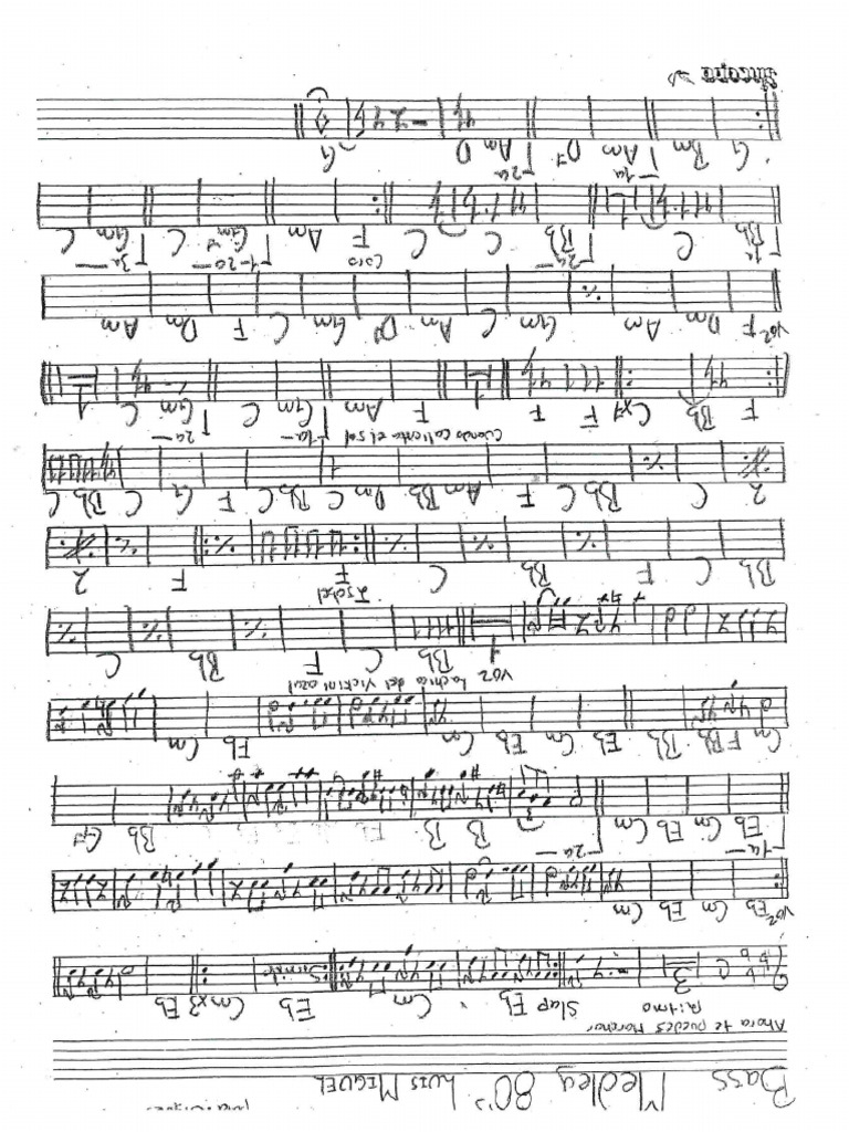 Bass Medley 80â S Luis Miguel Pdf