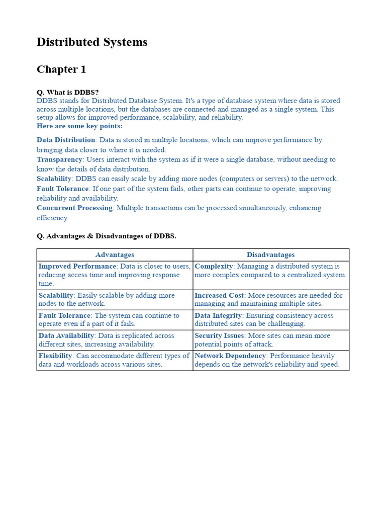 Understanding Distributed Database Systems | PDF | Database Transaction ...