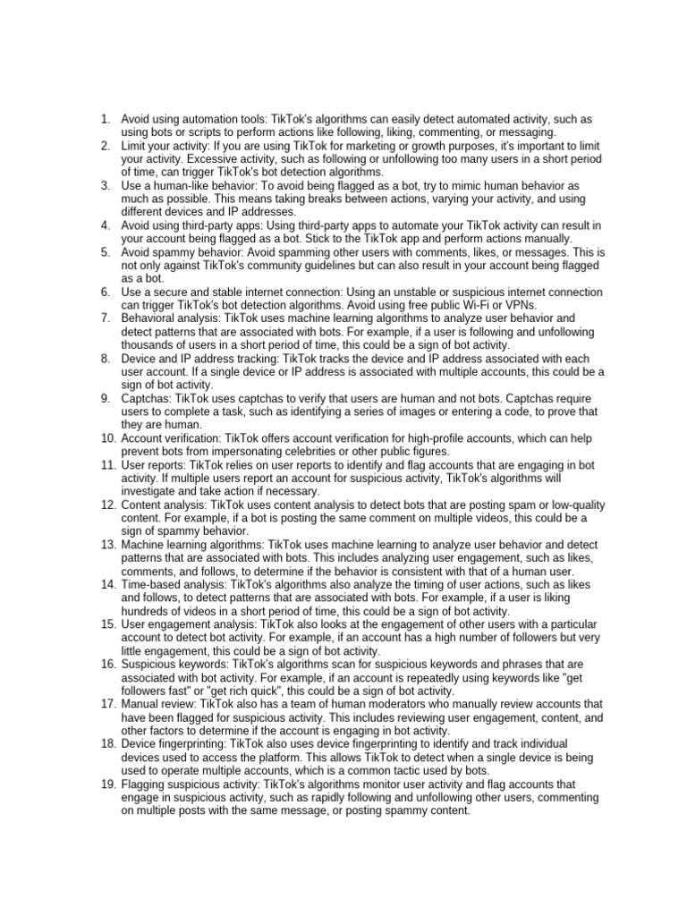 Bot Detection Avoidance | PDF | Internet Bot | Spamming