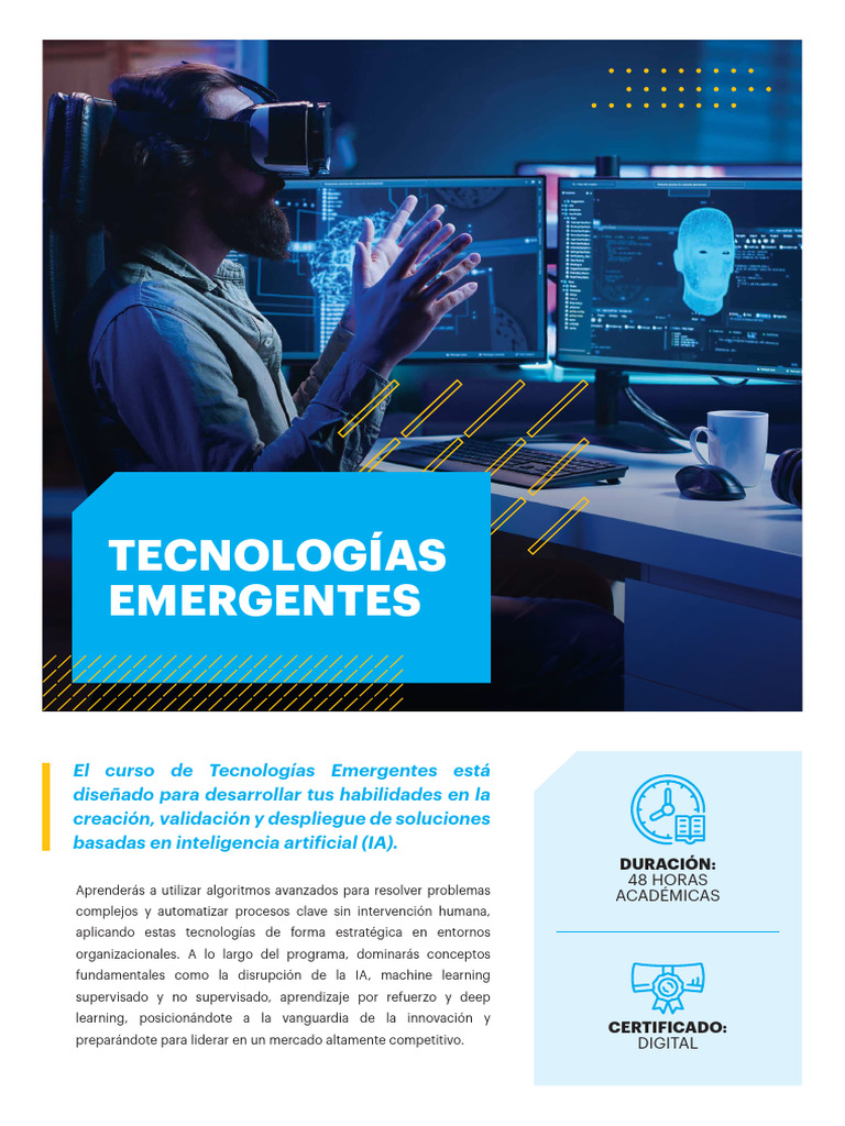 Curso de IA y Tecnologías Emergentes | PDF | Inteligencia artificial ...