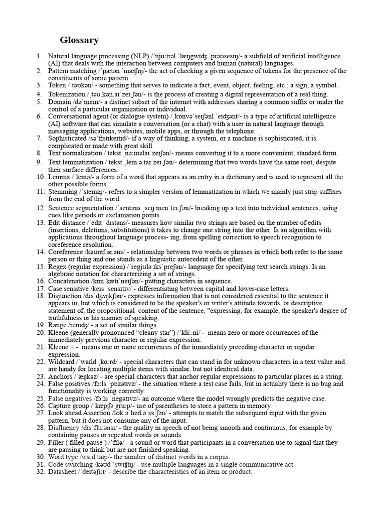 глоссарий | PDF | Statistical Classification | Semantics