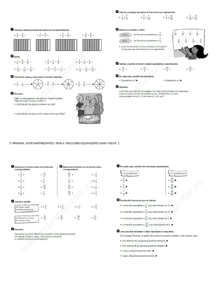 EJERCICIOS MATES TEMA 6 | PDF