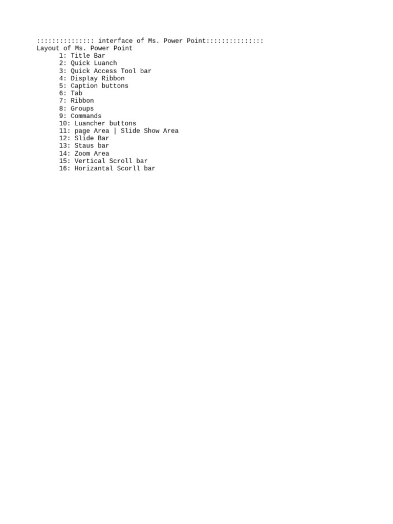 0004 Power Point Interface Pdf