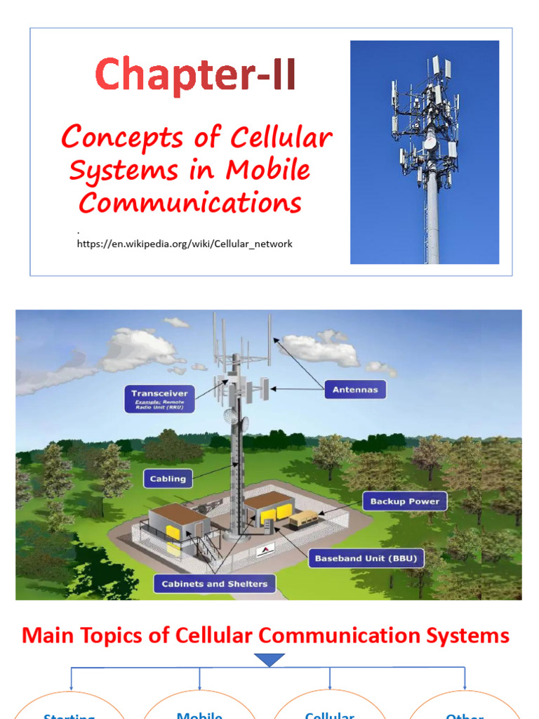Cellular Systems in Mobile Communications | PDF | Cellular Network | Radio