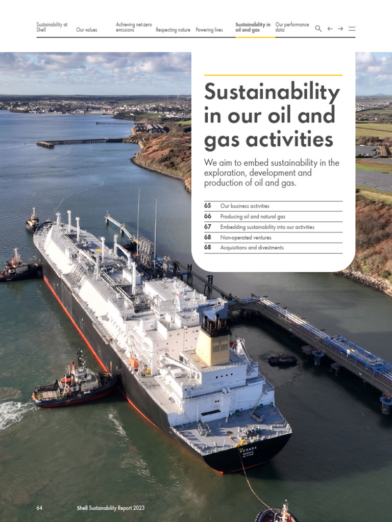 Shell Sustainability Report 2023 | PDF | Liquefied Natural Gas ...