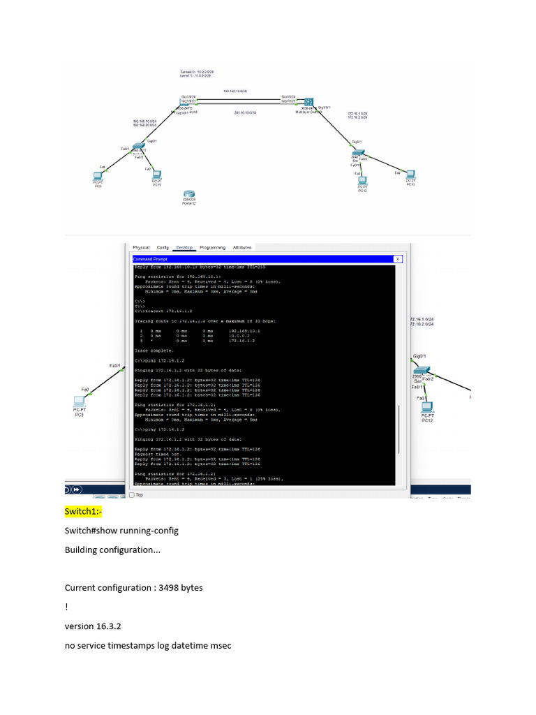 Switch Configuration Overview | PDF | Ip Address | Computer Networking