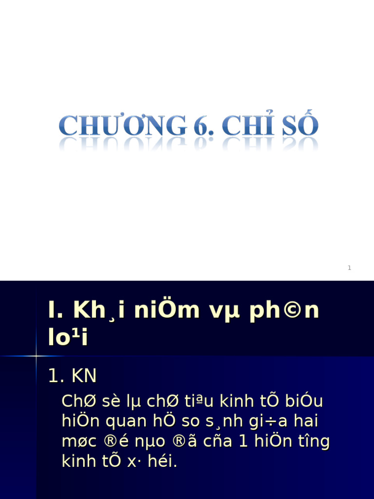 6.chi So | PDF