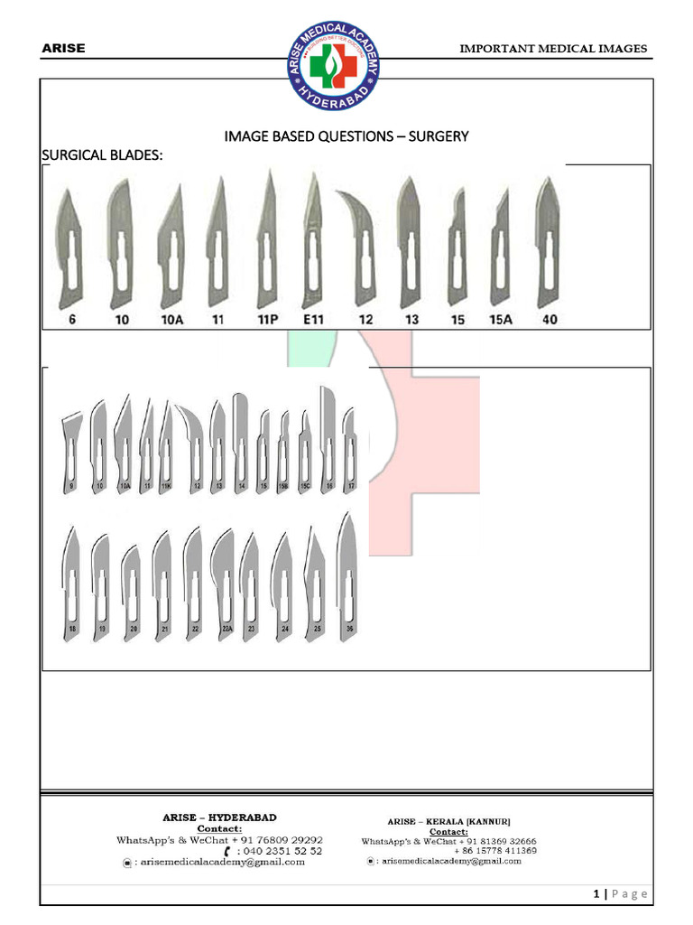 Essential Surgical Instruments and Images | PDF | Stomach | Medical ...