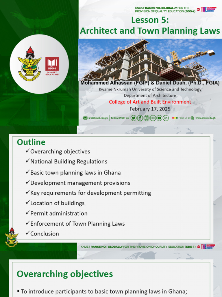 Ghana Building Regulations Overview 2022 | PDF | Building Code ...