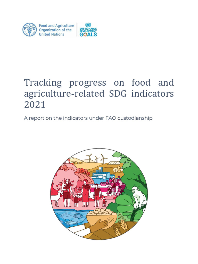 Tracking Progress On Food and Agriculture-Related SDG Indicators 2021 ...