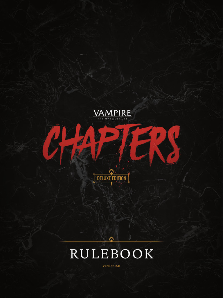 Vampire: The Masquerade Rulebook 2.0 | PDF | Role Playing Games ...