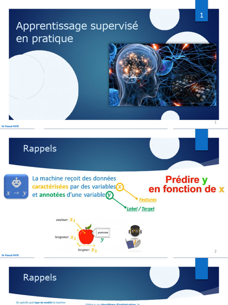 Apprentissage Supervisé avec SKlearn | PDF