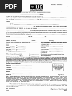 LIC Surrender Form 5074 Receipt Template | PDF | Insurance | Life Insurance