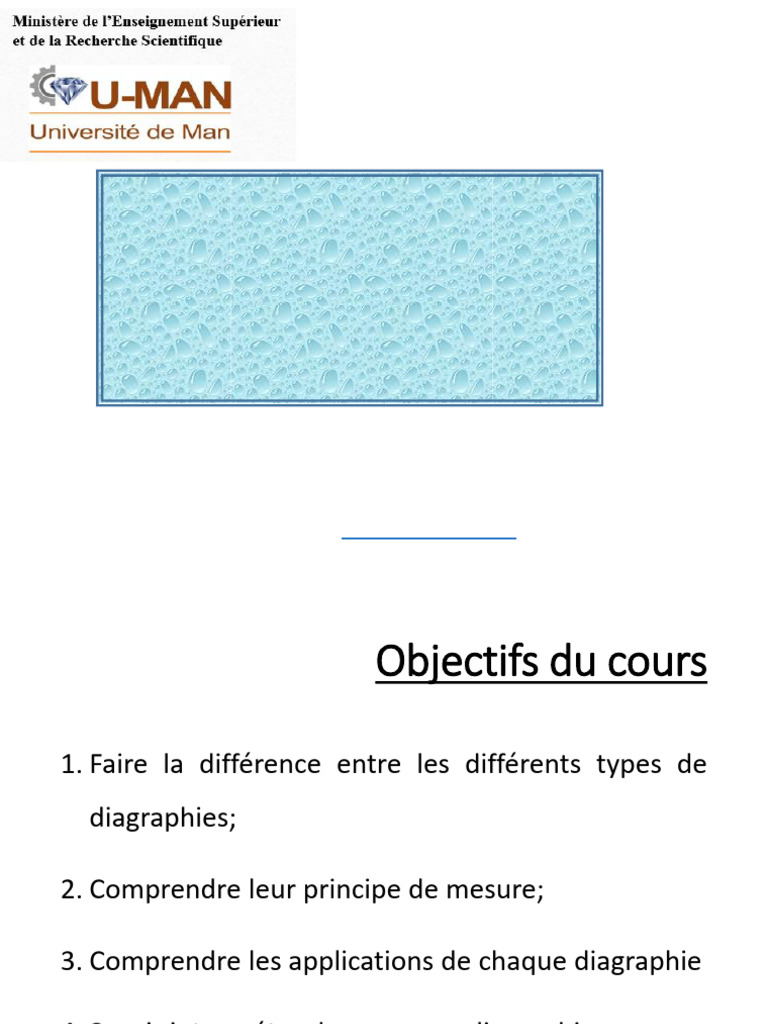 Diagraphie Pétrolière : Concepts et Outils | PDF | Forage | Pétrole