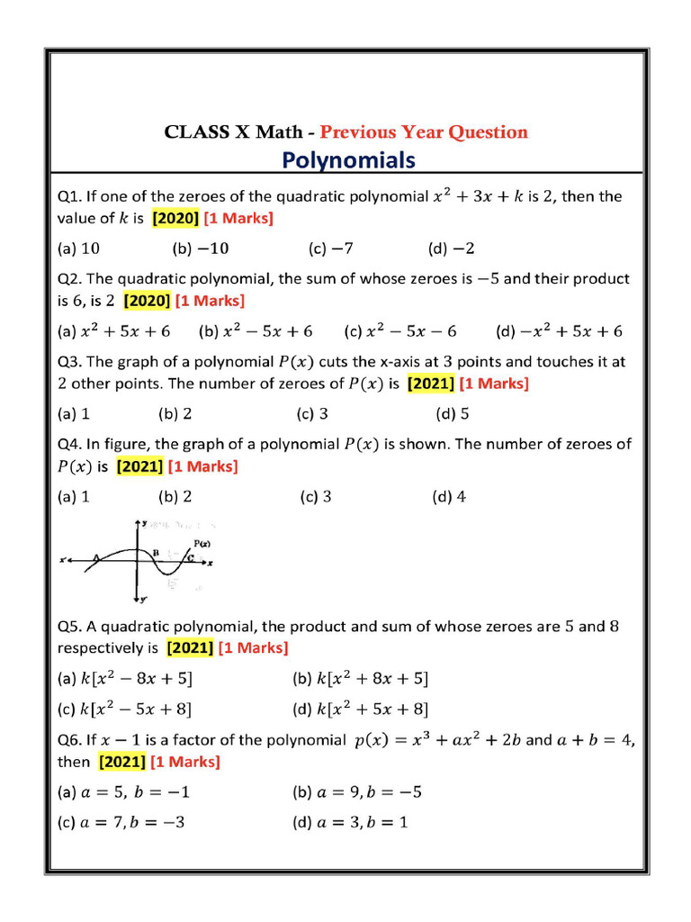 Polynomials | PDF