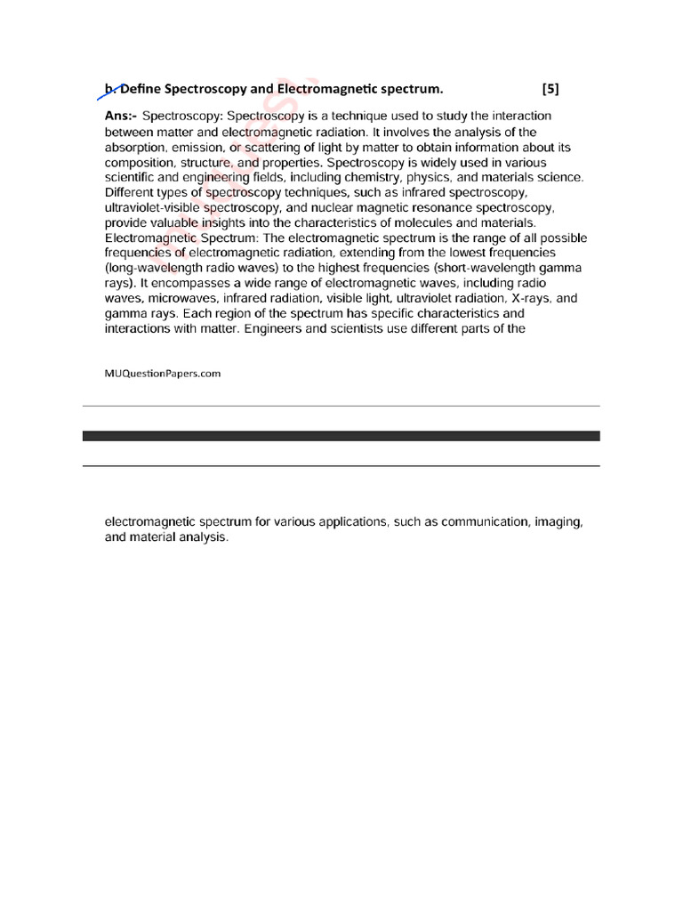 Here Spectroscopy Is Taken From Another Answer of Spectroscopy and ...