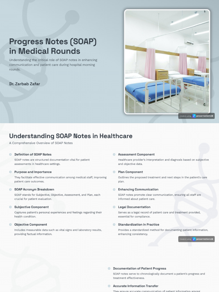 Importance and Benefits of SOAP Progress Notes in Medical Morning ...