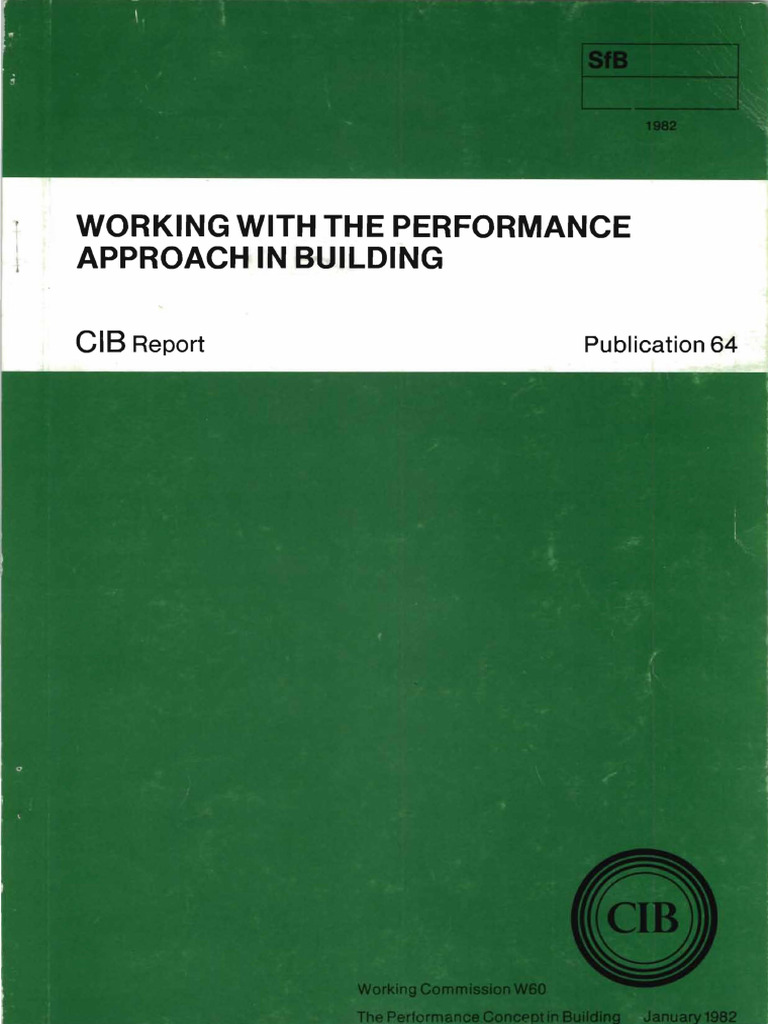 Performance Approach in Building Practices | PDF | Specification ...