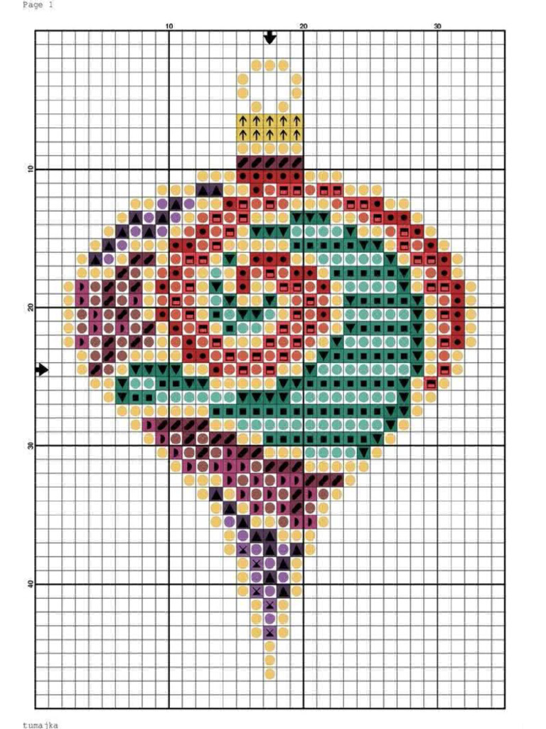 Mercury Glass 2 Cross Stitch Pattern | PDF
