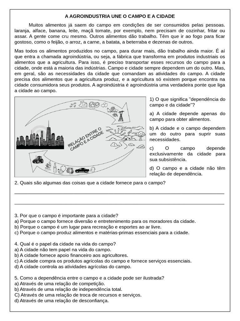Agroindústria: Conexão Campo e Cidade | PDF | Agricultura | Agronegócio