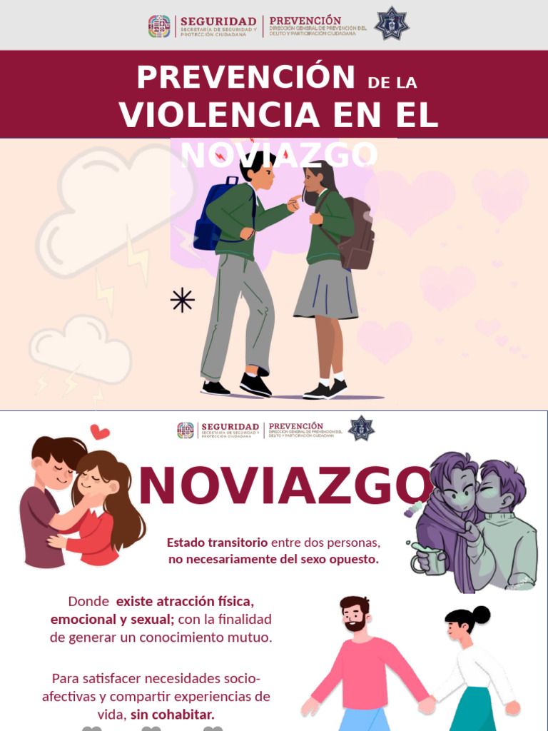 Prevención de la Violencia en Noviazgo | PDF | Violencia | Psicología ...