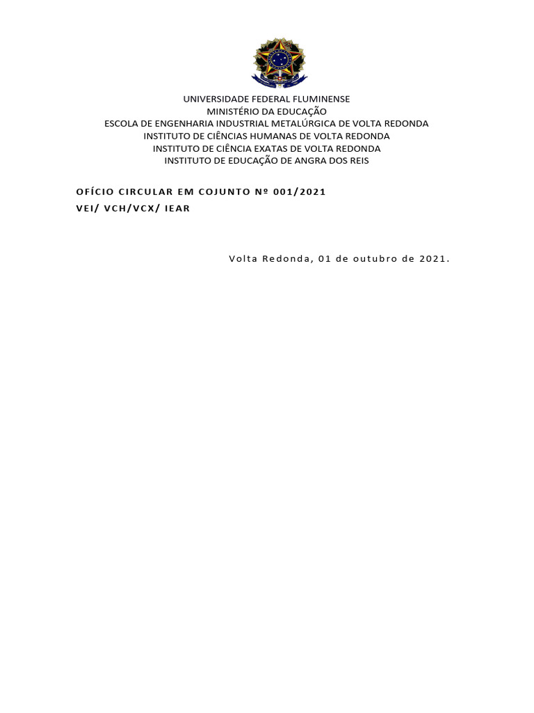 Normas de Transporte Oficial na UFF | PDF