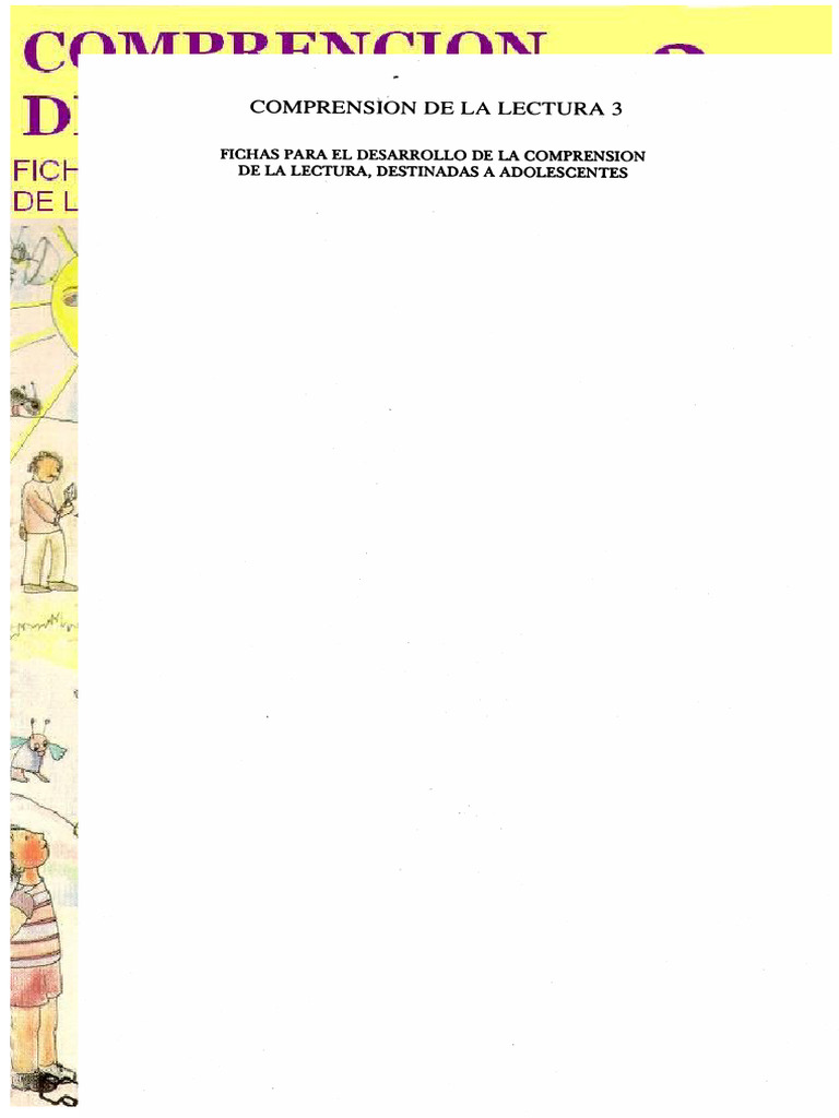 Comprensión Lectora 3 Mabel C. | PDF
