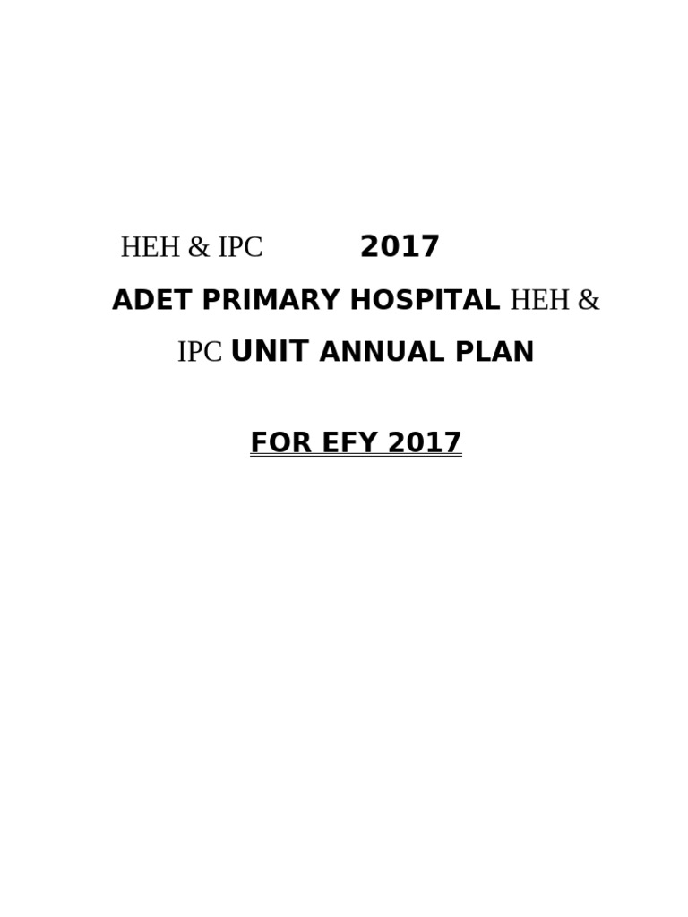 IPC Plan 2017 | PDF