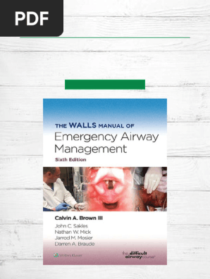 Quick Download The Walls Manual of Emergency Airway Management 6th