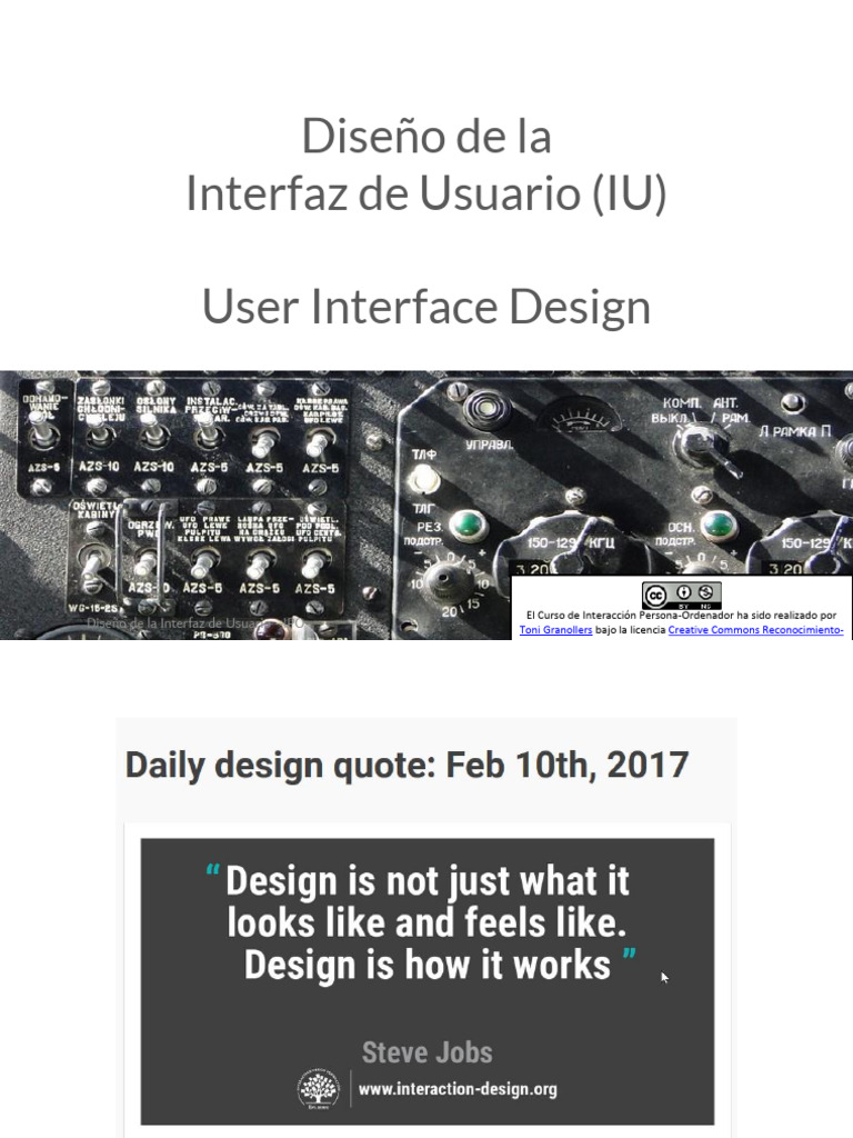 8 - 2 - Presentacion Diseño de La Interfaz de Usuario | PDF | La ...