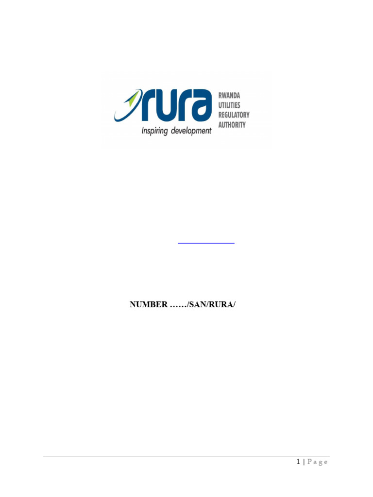 Rwanda Wastewater Treatment Regulations | PDF | Sewage Treatment | License