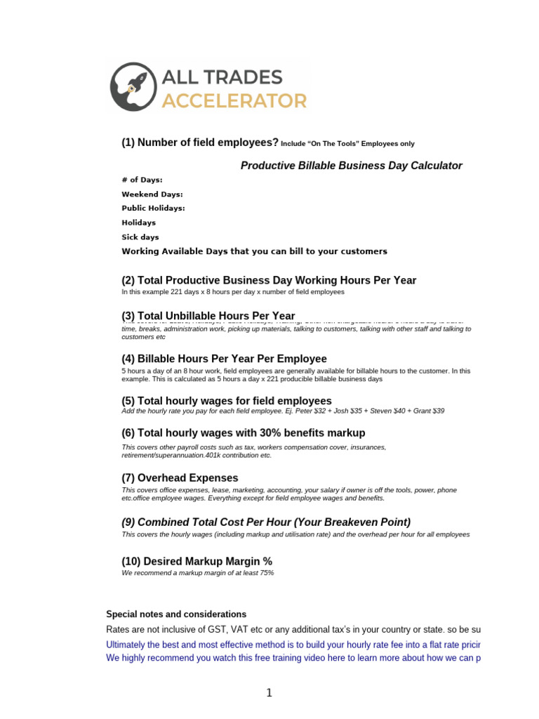 Ata - Real Hourly Cost Calculator | PDF | Employment | Payroll