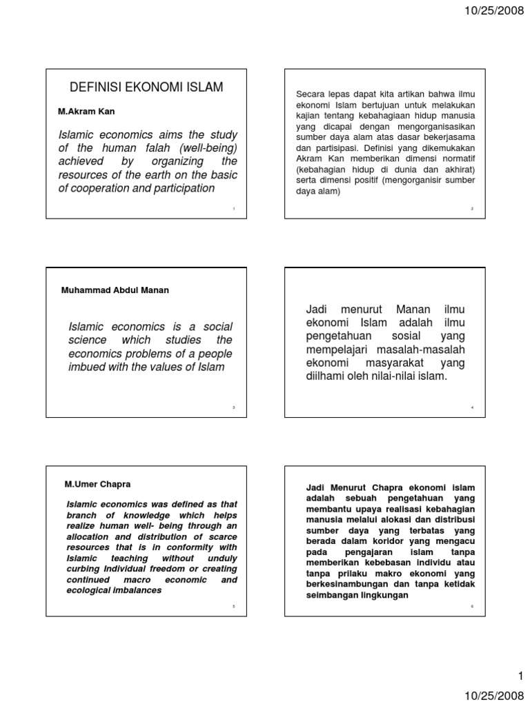1 Pengantar Ekonomi Makro Islam
