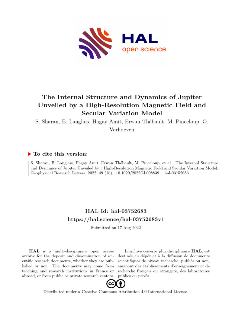 The Internal Structure and Dynamics of Jupiter Unveiled by a High ...