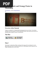 Create A Dark and Grungy Poster in Photoshop: Overview of The Tutorial